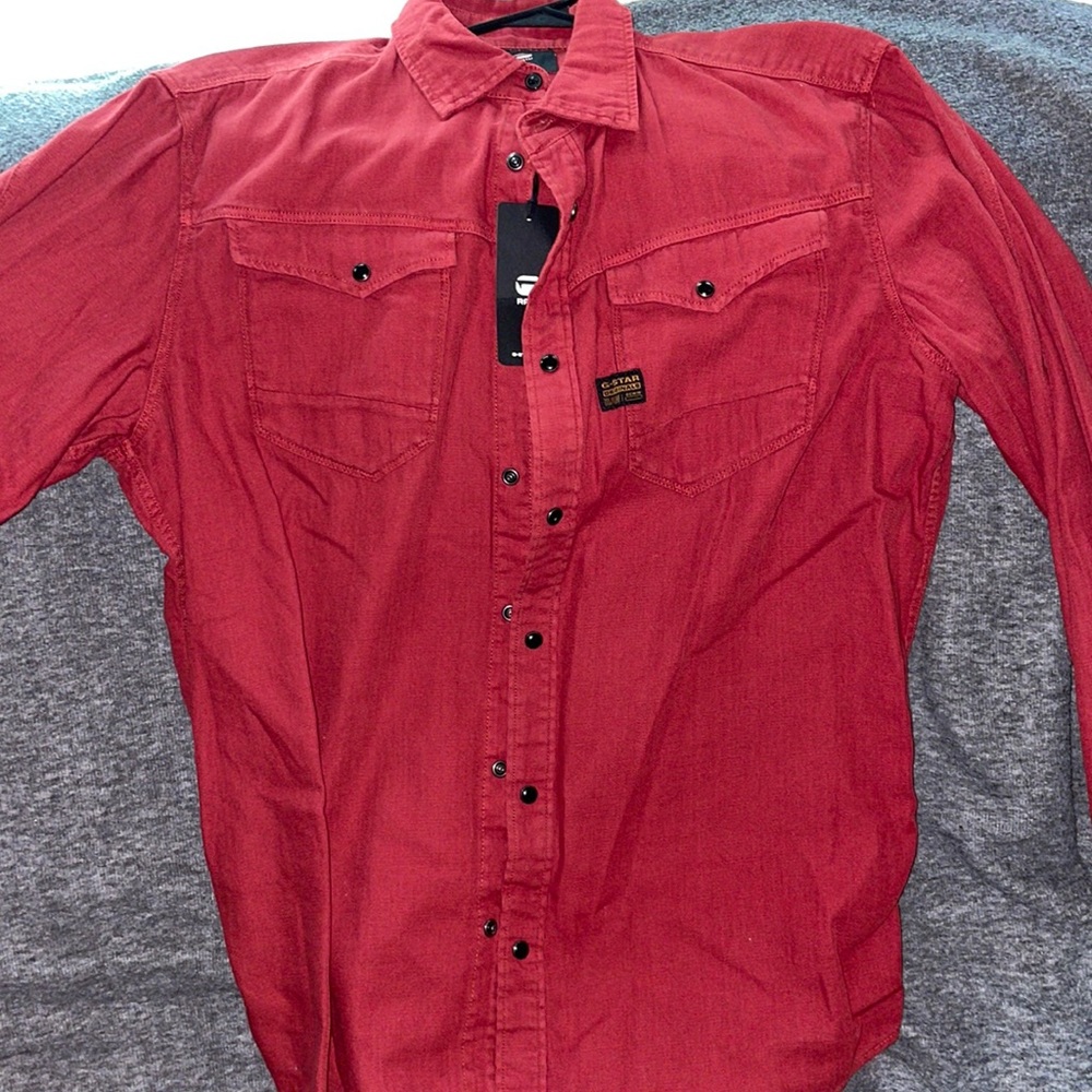 G Star mens long sleeve shirt size XL Slim